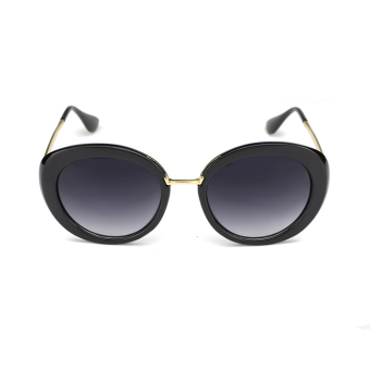 Women's Eyewear Cat Eye Sunglasses Women Sun Glasses Black Color Brand Design (Intl)