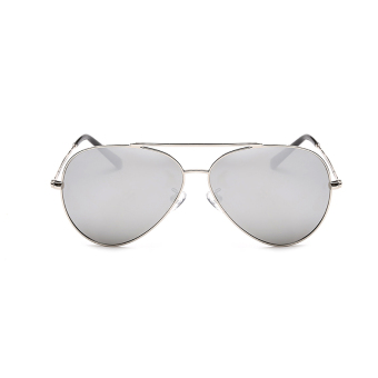 Sunglasses Polarized Women Mirror Shield Sun Glasses Silver Color Brand Design