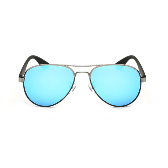 Sunglasses Polarized Women Mirror Pilot Sun Glasses Blue Color Brand Design