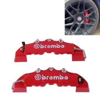 2 PCS Brembo High Performance Brake Decoration Caliper Cover Small Size(Red) - intl