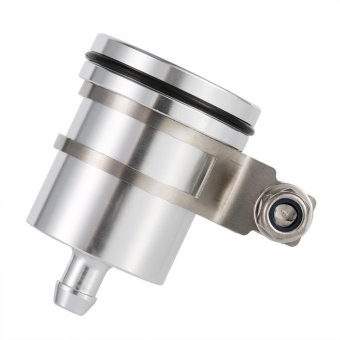 Universal CNC Motorcycle Brake Clutch Master Cylinder Fluid Tank Oil Reservoir Cup (Silver) - intl