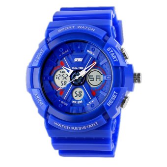 Unique Sports Men Womens Water-resistant Watch Electronic Wrist Watches Blue