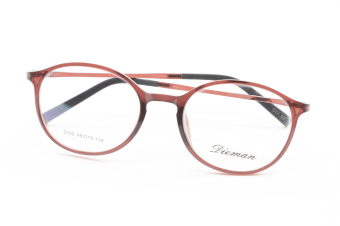 MATERIAL BENDABLE TRANSFORMING RED ROUND WOMAN GIRL LADY TR90 PLASTIC GLASSES FRAME