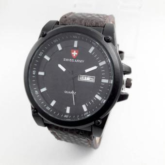 Swiss Army - SA 007 - Jam tangan Casual Pria - Leather strap - Edition Exclusive