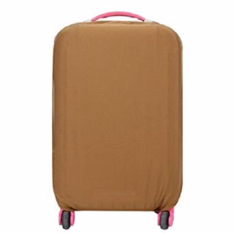 First Project Safebet Sarung Pelindung Koper / Luggage Cover Protector Elastic Suitcase L for 26-30 inch - Coklat