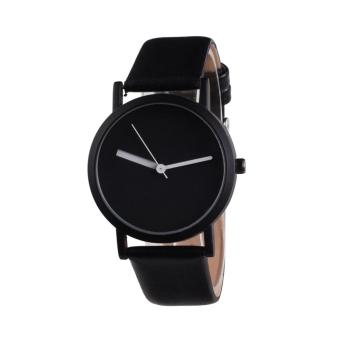 Bessky Fashion Models Simple Retro Couple Watches Casual Trends Watch Black - intl