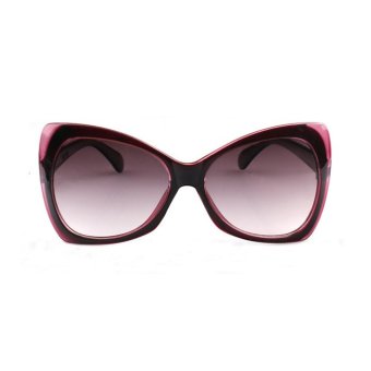 Women's Eyewear Sunglasses Women Butterfly Sun Glasses Purple Color Brand Design (Intl)