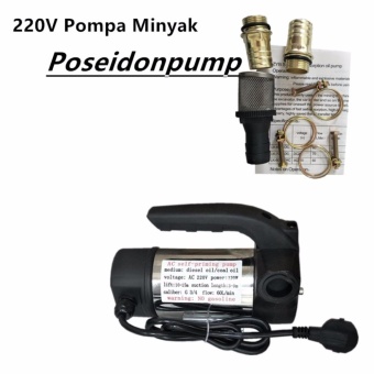 Poseidon POMPA OLI / POMPA MINYAK / POMPA CAIRAN KENTAL 220V Diesel Oil 120 watt 1 Fase - stainless