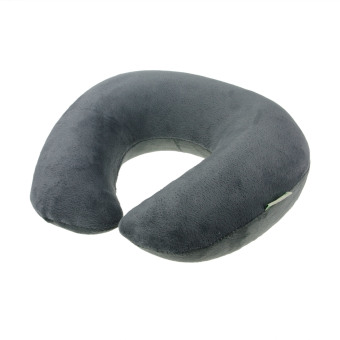 BXT Ultimate Travelling Pillow Comfort-U Inflatable Velour Neck Aeroplane Pillow Car Head Rest Cushion+ Storage Pouch - Intl