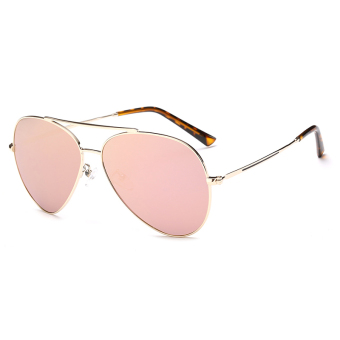 Men Sunglasses Polarized Mirror Shield Sun Glasses Pink Color Brand Design (Intl)