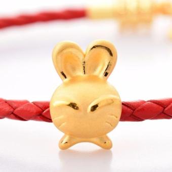 Tiaria Rabbit Pendant Bracelet 24K Gold Perhiasan Gelang Emas 24K