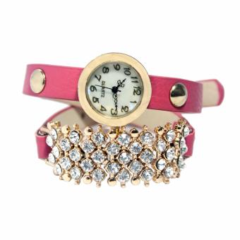 Generic - Jam tangan fashion wanita analog - FIN-216 - pink