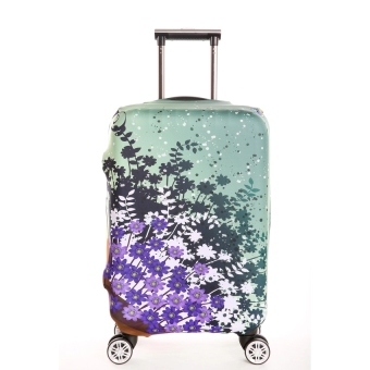 FLORA Stretchable Elasticy 18-20 inch Waterproof Travel Luggage Suitcase Protective Cover- Autumn Helenium