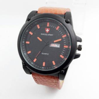 Swiss Army - SA 007 - Jam tangan Casual Pria - Leather strap - Edition Exclusive