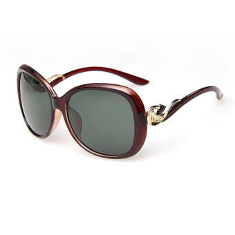 Sunglasses Women Polarized Butterfly Sun Glasses Brown Color Brand Design
