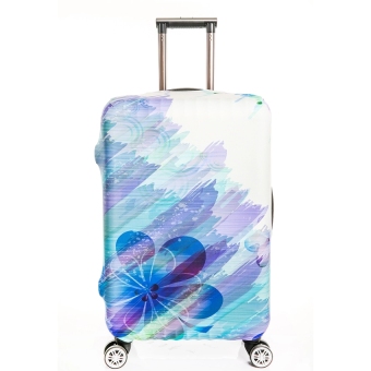 FLORA Stretchable Elasticy 18-20 inch Waterproof Travel Luggage Suitcase Protective Cover- Colorful flowers