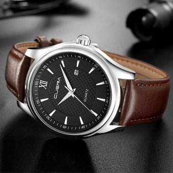 Geneva Women Faux Leather Analog Quartz Wrist Watch - intl