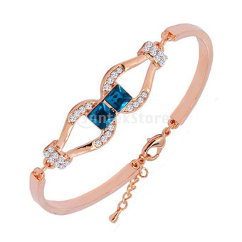 MagiDeal Korea Hot fashion bracelets 8 Shape Crystal Jewelry Chain Crystal Bracelet - intl