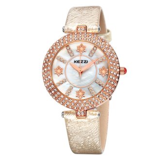 KEZZI Brand Woman Wrist Watches Full Diamond Women Dress Watches Japan Quartz Movt Luxury Brand Women Watches