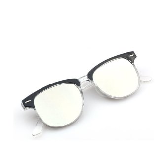 Women's Eyewear Sunglasses Women Mirror Sun Glasses Silver Color Brand Design (Intl)