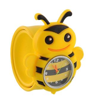 Cartoon Unisex Quartz Sports Kids Wrist Watch Unique Pattern Bee - intl