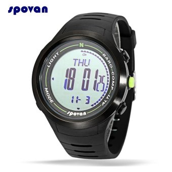 S&L SPOVAN Leader2G Digital Outdoor Sports Watch Altimeter Compass Barometer Weather Forecast Wristwatch (White) - intl