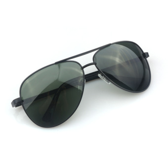 Men's Eyewear Sunglasses Men Aviator Sun Glasses Green Color Brand Design
