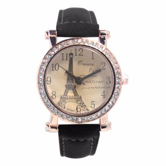 Generic - Jam tangan fashion wanita analog - FIN-407 - Black
