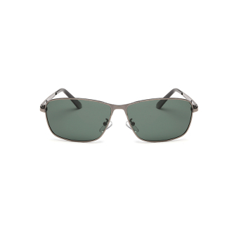 Mbulon Women Sunglasses Polarized Mirror Rectangle Sun Glasses Green Color Brand Design (Intl)