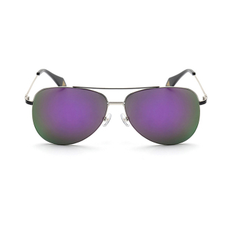 Sun Sunglasses Women Aviator Sun Glasses Purple Color Brand Design (Intl)