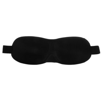 BolehDeals Comfort Travel Air Plane Sleeping Eye Mask Shade Cover Nose Pad Blindfold - intl
