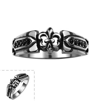 R123-8 Stylish wholesale various styles 316L stainless steel punk ring - intl