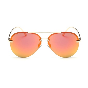 JINQIANGUI Sunglasses Polarized Men Mirror Sun Glasses Orange Color Brand Design - intl