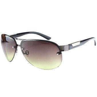 Men's Eyewear Aviator Sunglasses Men Sun Glasses Green Color Brand Design