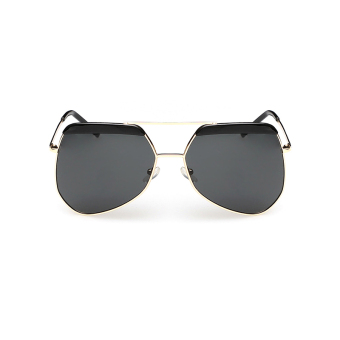 Women's Eyewear Sunglasses Women Irregular Sun Glasses Black Color Brand Design