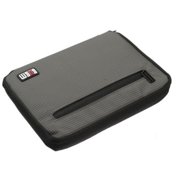 HDL BUBM Storage Bag Organizer For 8\" Tablet iPad Mini 1 2 3 Cable (Grey) 