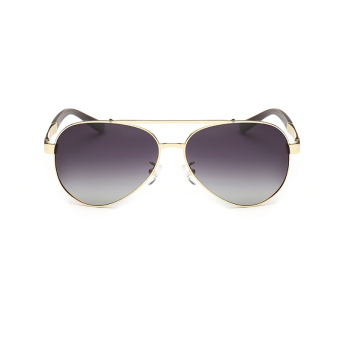 Mbulon Men Sunglasses Polarized Mirror Shield Sun Glasses Color Brand Design (Grey) - intl