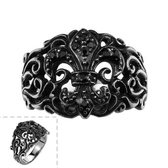 R130-8 Stylish wholesale various styles 316L stainless steel punk ring - intl