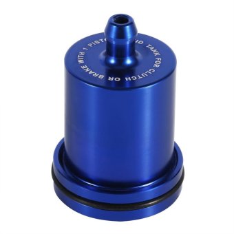 Universal CNC Motorcycle Brake Clutch Master Cylinder Fluid Tank Oil Reservoir Cup (Blue) - intl