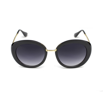 JINQIANGUI Cat Eye Sunglasses Women Sun Glasses Black Color Brand Design (EXPORT)
