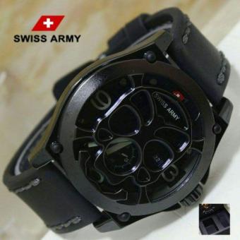 Swiss Army Authentic Desigh - Special Edition - Jam Tangan Pria - Strap Kulit - SA5198
