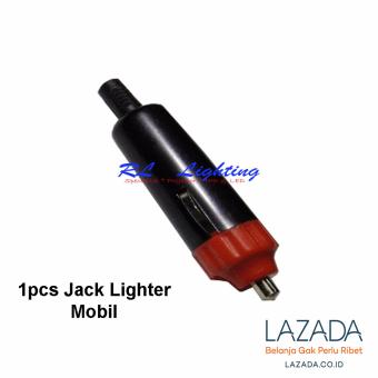 Otomotif Store Jack Lighter Mobil Male Merah Hitam