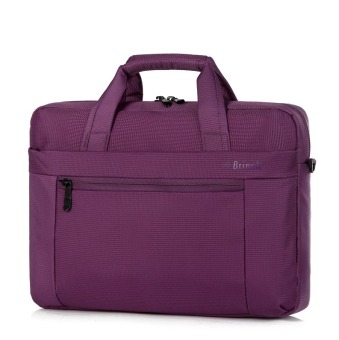 BRINCH Laptop Case Sleeve Nylon Waterproof Notebook Cover Business Casual Laptop One Shoulder Bag 12 inch (Purple) (Intl)