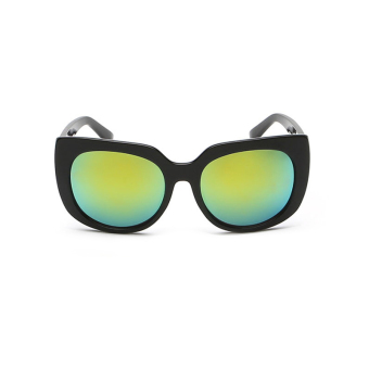 Mbulon Sunglasses Men Cat Eye Sun Glasses (Yellow) (Intl)
