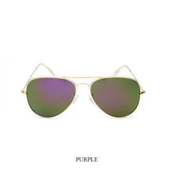 Women's Pilot Sunglasses Women Aviator Sun Glasses Purple Color Brand Design
