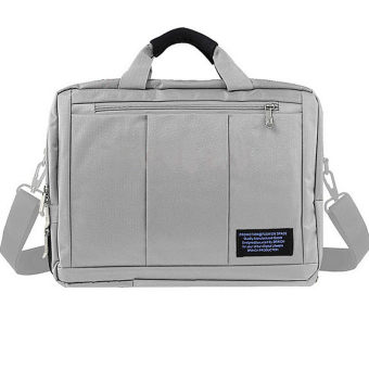 BRINCH shoulders computer bag 15.6 inch male single shoulder laptop three Laptop Backpack (Grey) (Intl)
