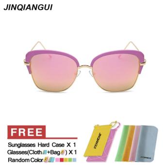 JINQIANGUI Women's Eyewear Sunglasses Women Sun Glasses Pink Color Brand Design - Intl - intl