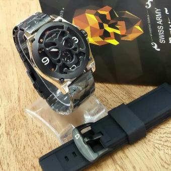 Swiss Army - Authentic Design - Spesial Edition -Jam Tangan Pria - Stainless Steel - SA5198