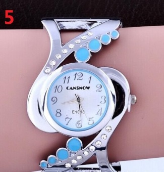 CANSNOW quartz watch bracelet ladies watch fashion trends casual fashion watch for women and girls—color:5 - intl