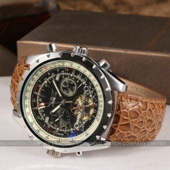 JARGAR Men's Watch Automatic Tourbillion Analog Wristwatch - intl